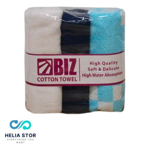 پک حوله دستی سه عددی BIZ