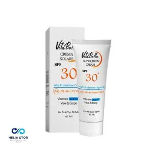 کرم ضد آفتاب spf۳۰ بی رنگ حجم ۴۰ میل ویتابلا